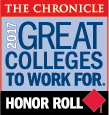 Great College to Work For Honor Roll logo