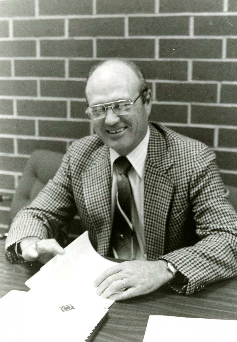 Ben Race at his desk