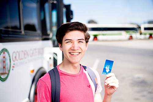 Clipper Bay Pass male student