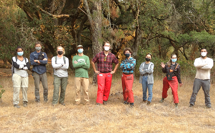 SRJC students in wildfire prevention program